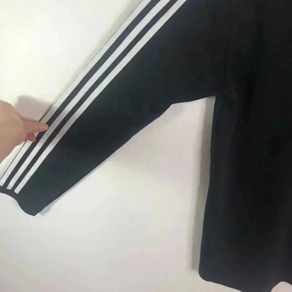 Adidas Striped Sports Zip Up Jacket - Picture 3 of 7